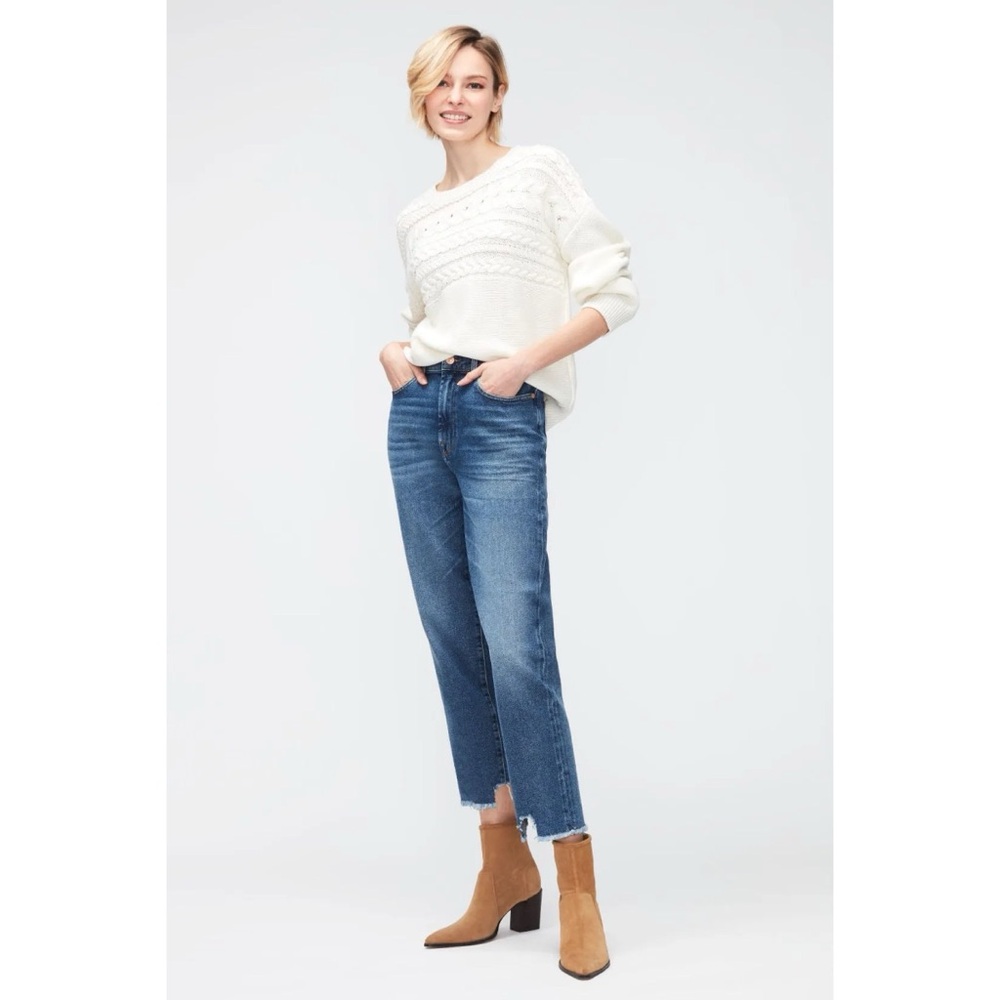 7 For All Mankind Malia Luxe Vintage High Rise Jeans, size 25